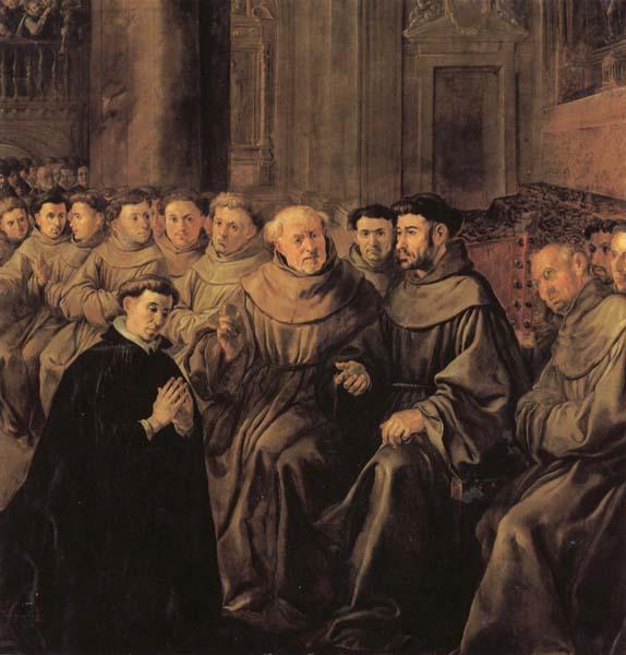 Francisco de herrera the elder St.Bonaventure Receiving the Habit of St.Francis Germany oil painting art